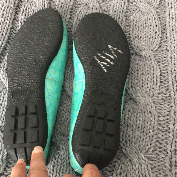 Kokua teal flats. Size 35 - Picture 3 of 5